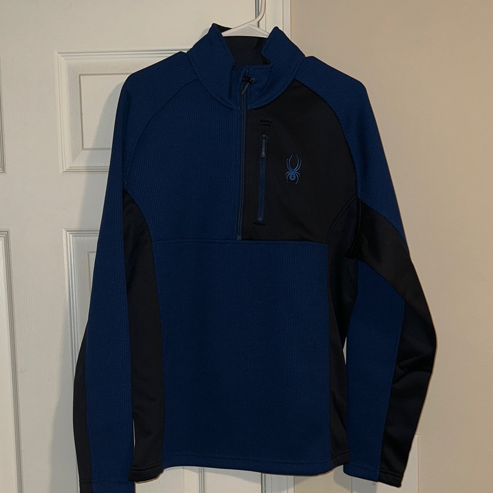 Spyder Men's Performance Jacket in Blue and Black